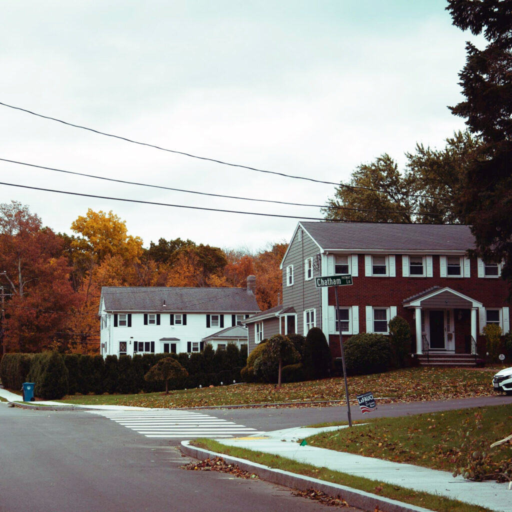 street view of houses